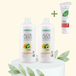 Aloe Vera Traditional Honey двоен комплект + Подарък Отпускащ Термолосион